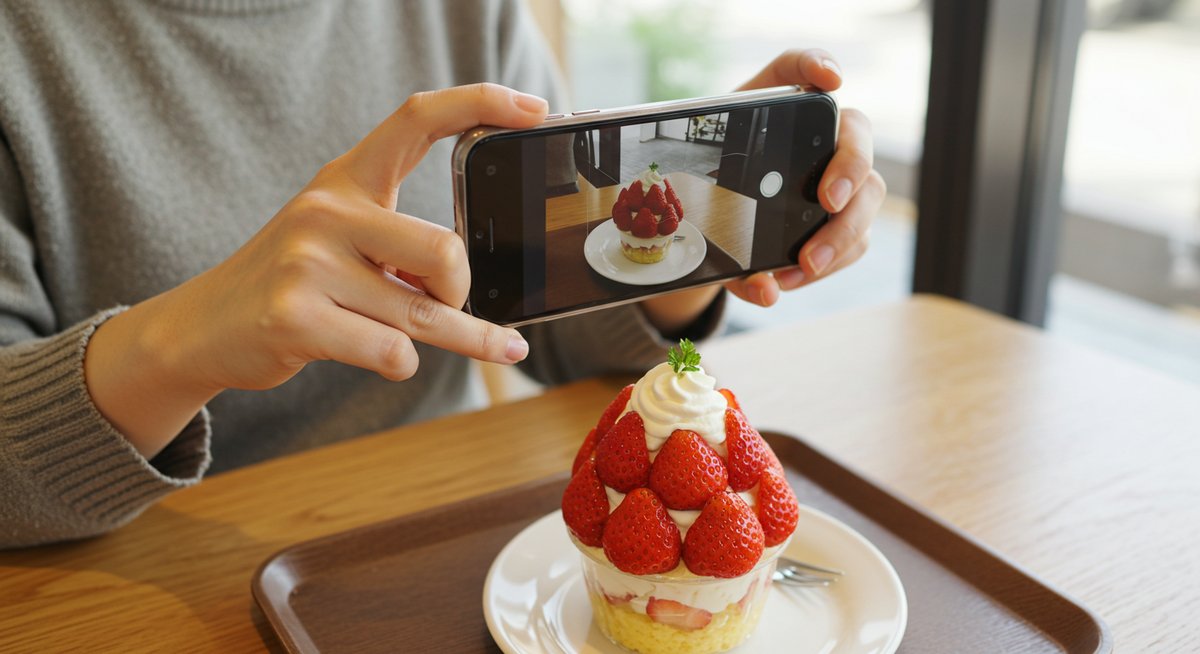 いちご狩り インスタ 映え