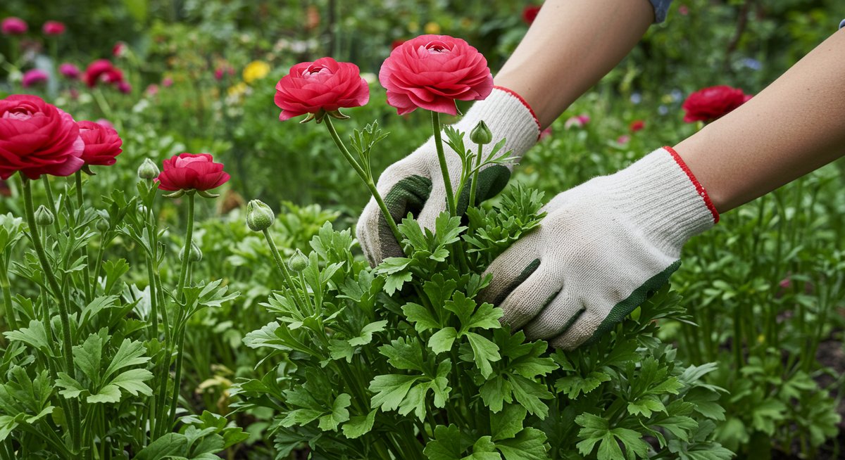 ラナンキュラス ほったらかし